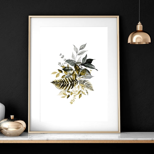 Grey paintings for bedroom | set of 3 wall art prints