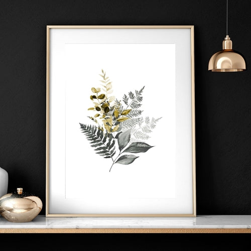 Grey paintings for bedroom | set of 3 wall art prints