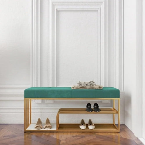 Elegant Living Room Ottoman with Storage Box