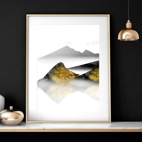 Paintings for bedroom walls | set of 3 framed wall art