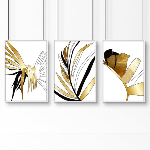 Wall print for living room | set of 3 wall art prints