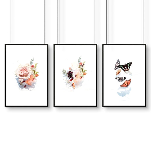 Office paintings ideas | set of 3 framed wall art